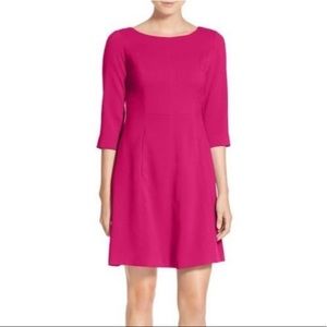 VINCE CAMUTO Style# VC5M9159 Berry Pink 3/4-Sleeve A-Line Barbie Dress - Size 8
